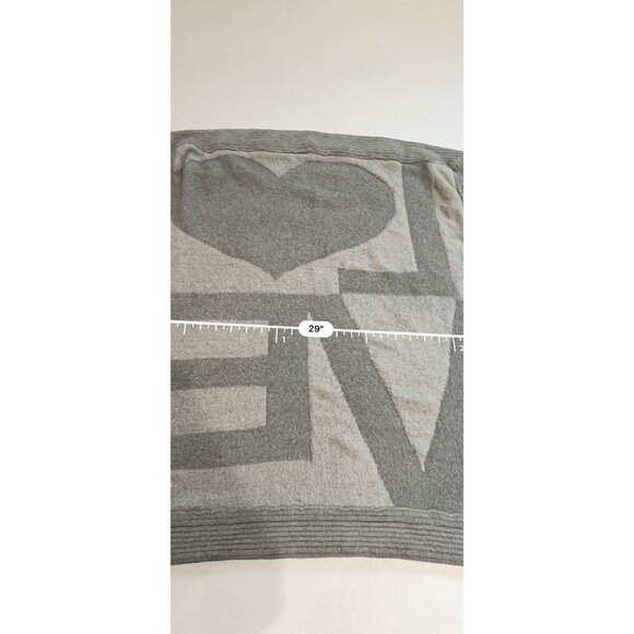 Little Giraffe LOVE Baby Blanket in Grey - Picture 4 of 5